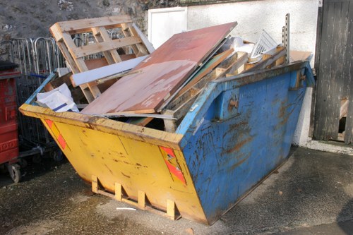 Experts planning garage clearance steps