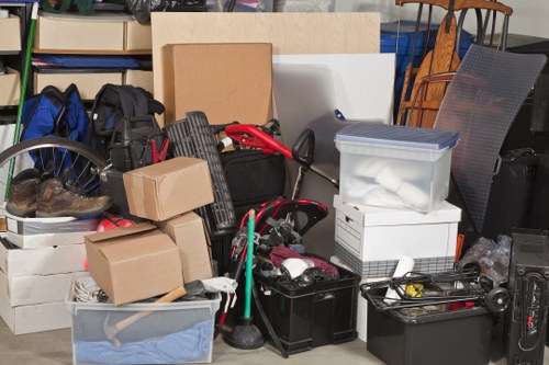 Various items being cleared from a home